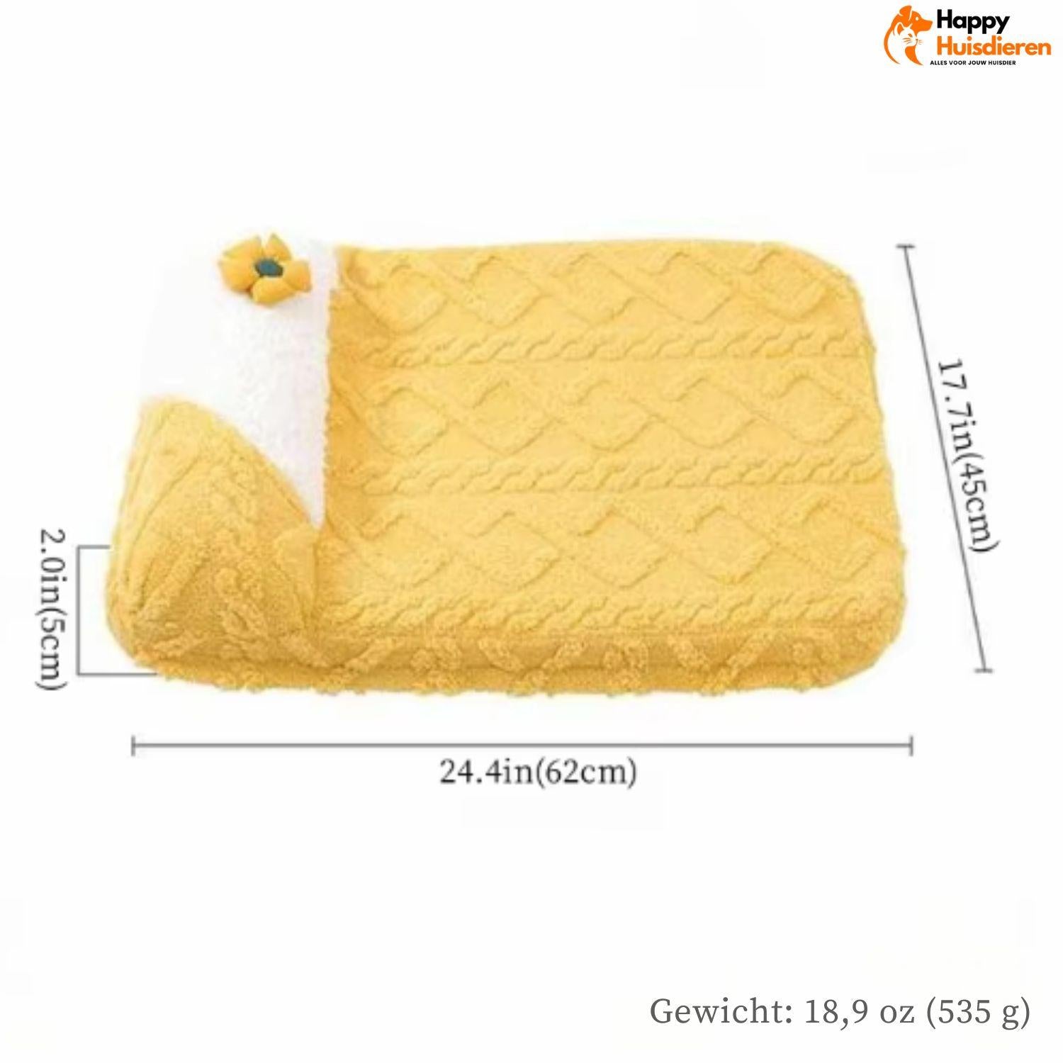 FleeceHaven | Luxe honden- en kattenbed met zachte fleecebekleding