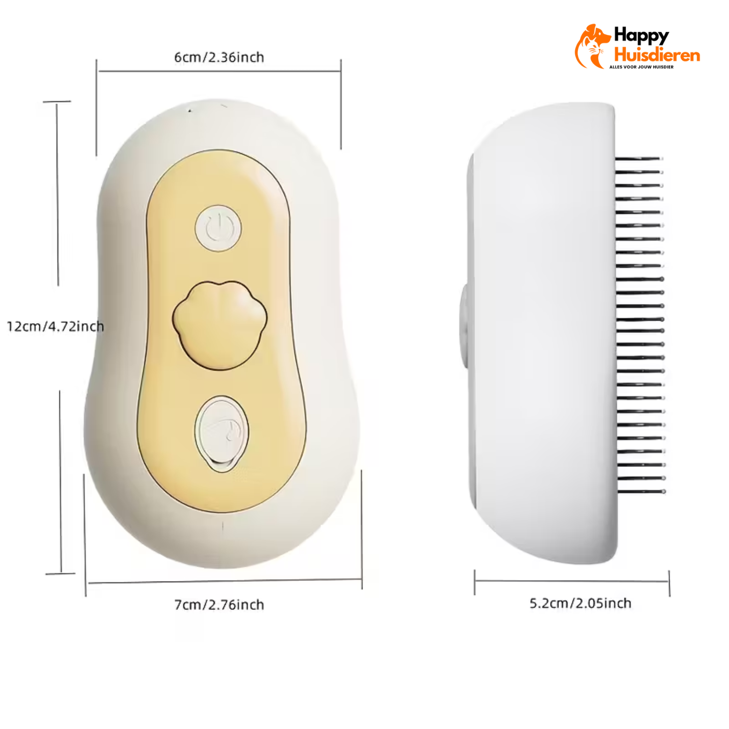 Oplaadbare huisdierspray-haarkam | Antistatische Verzorgingsborstel met Mist Spray, Haarverwijdering & Massage voor Honden & Katten