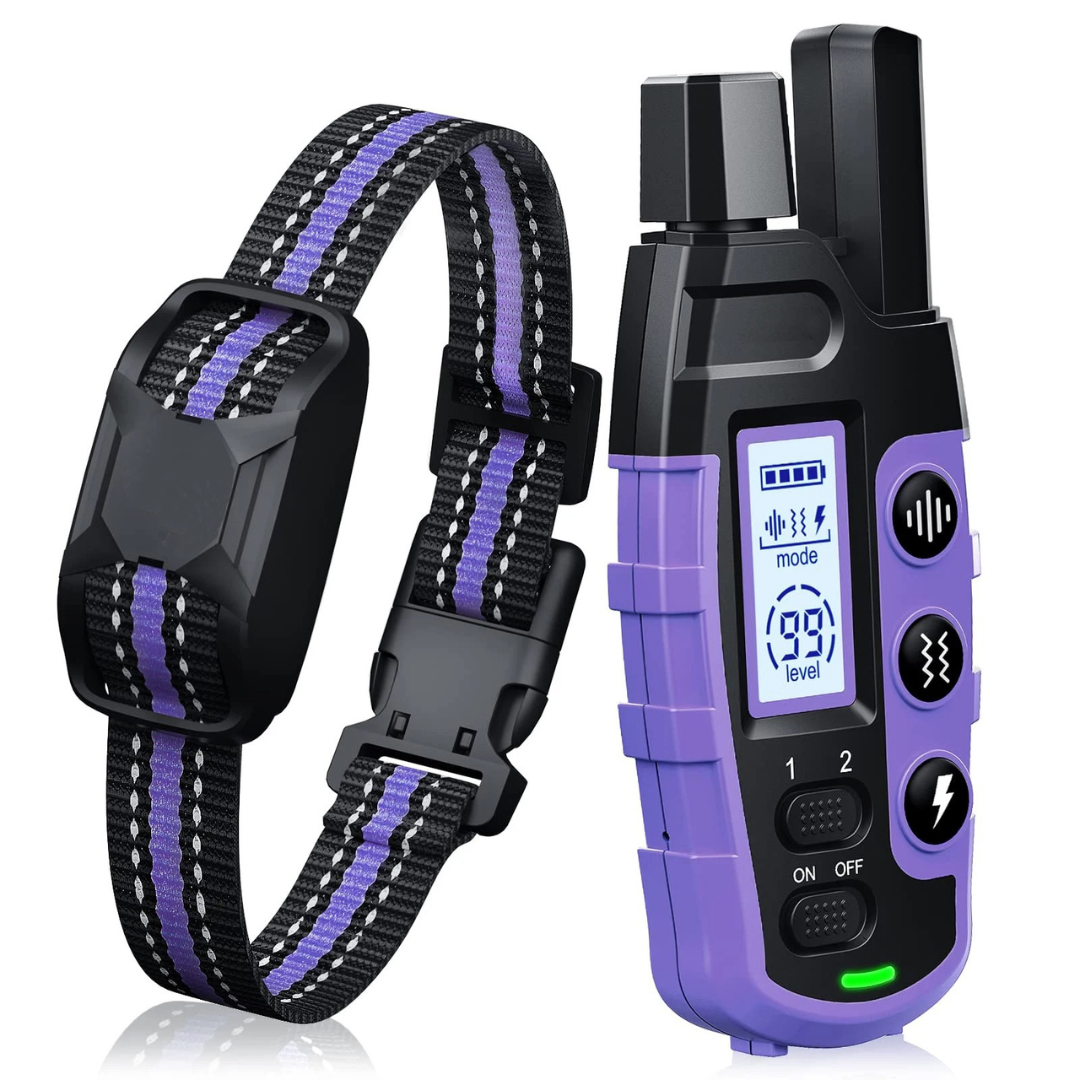 FidoTrainer Pro | Oplaadbare Waterdichte Honden Trainingshalsband met Afstandsbediening