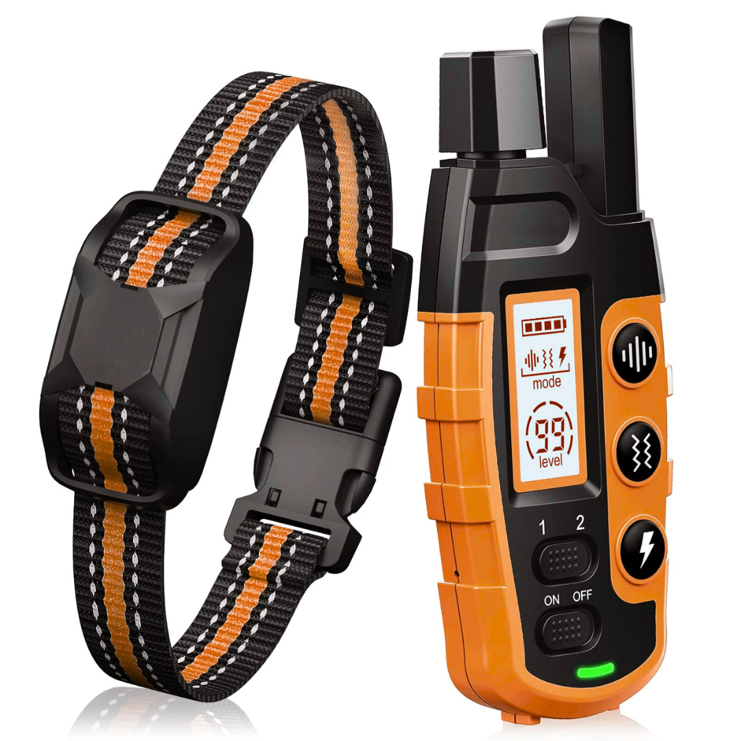 FidoTrainer Pro | Oplaadbare Waterdichte Honden Trainingshalsband met Afstandsbediening