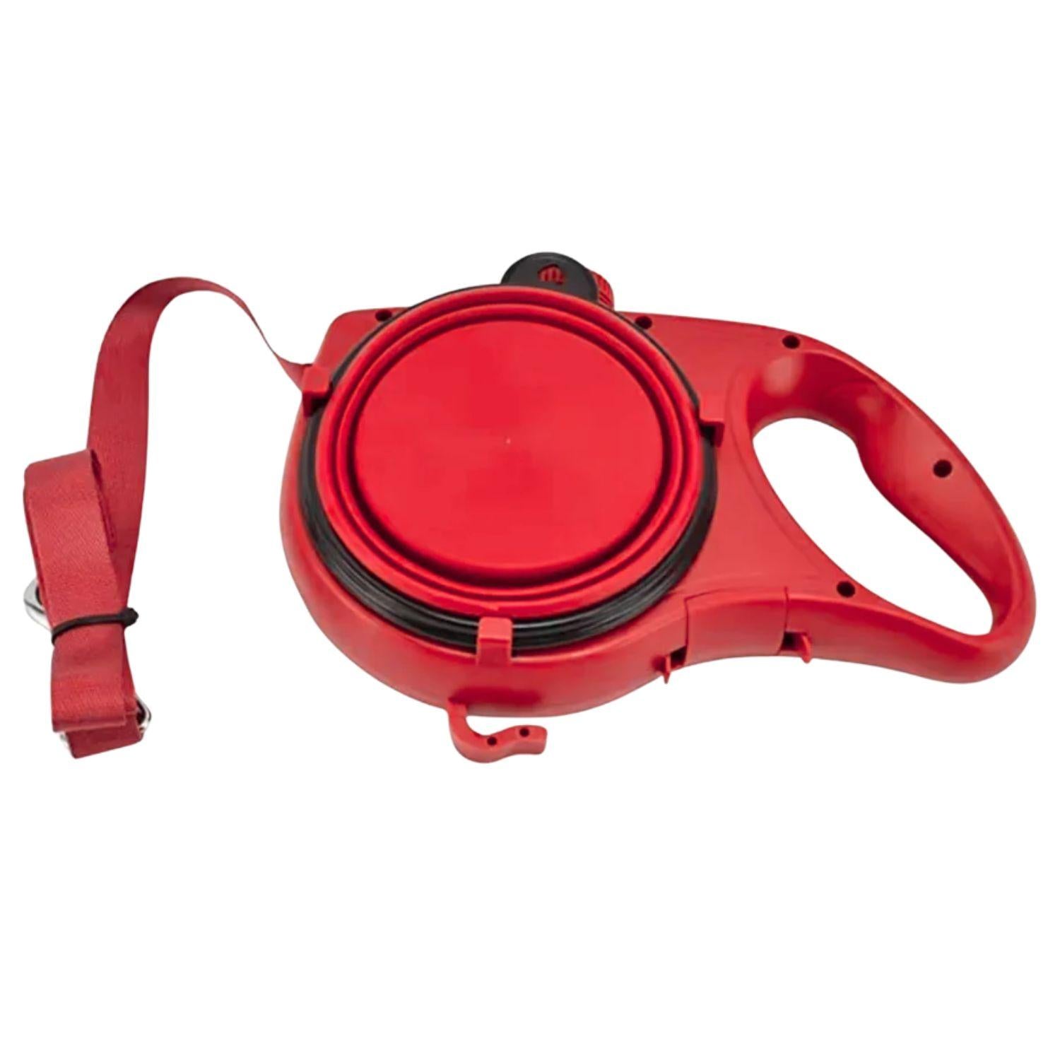 WalkEase Duo | Multifunctionele Hondenriem met Drink- en Voerfunctie