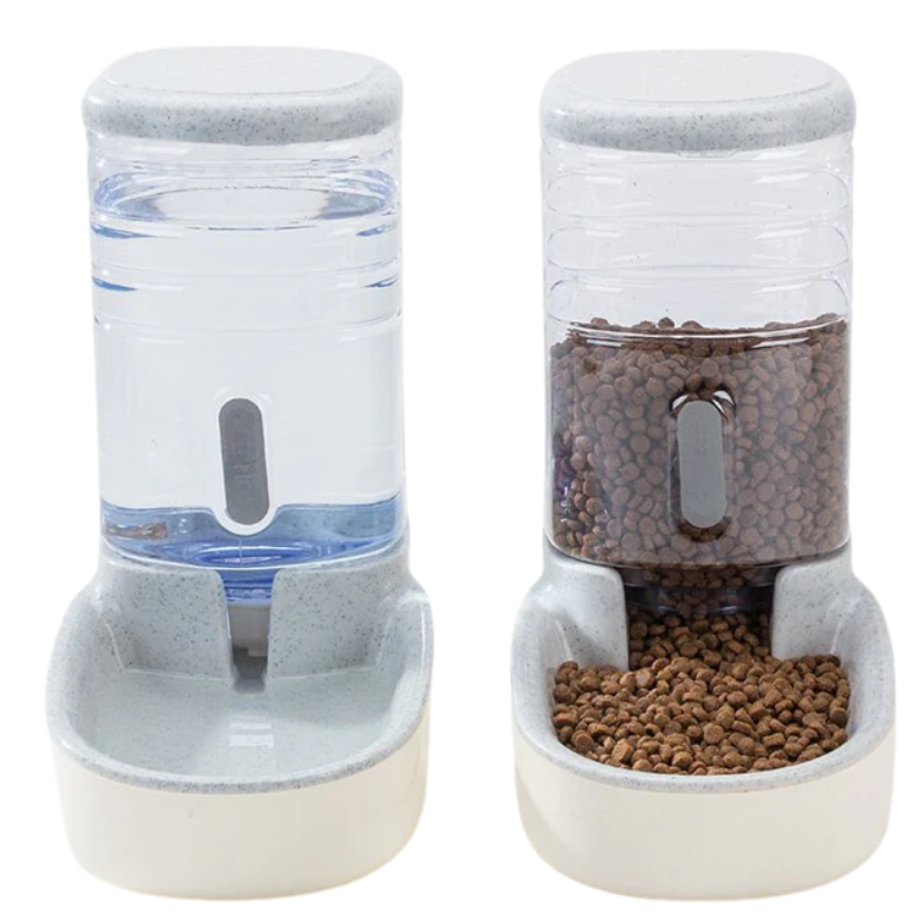 PawFeast Voedingsstation | Automatische Voer- en Waterdispenser voor Katten en Honden