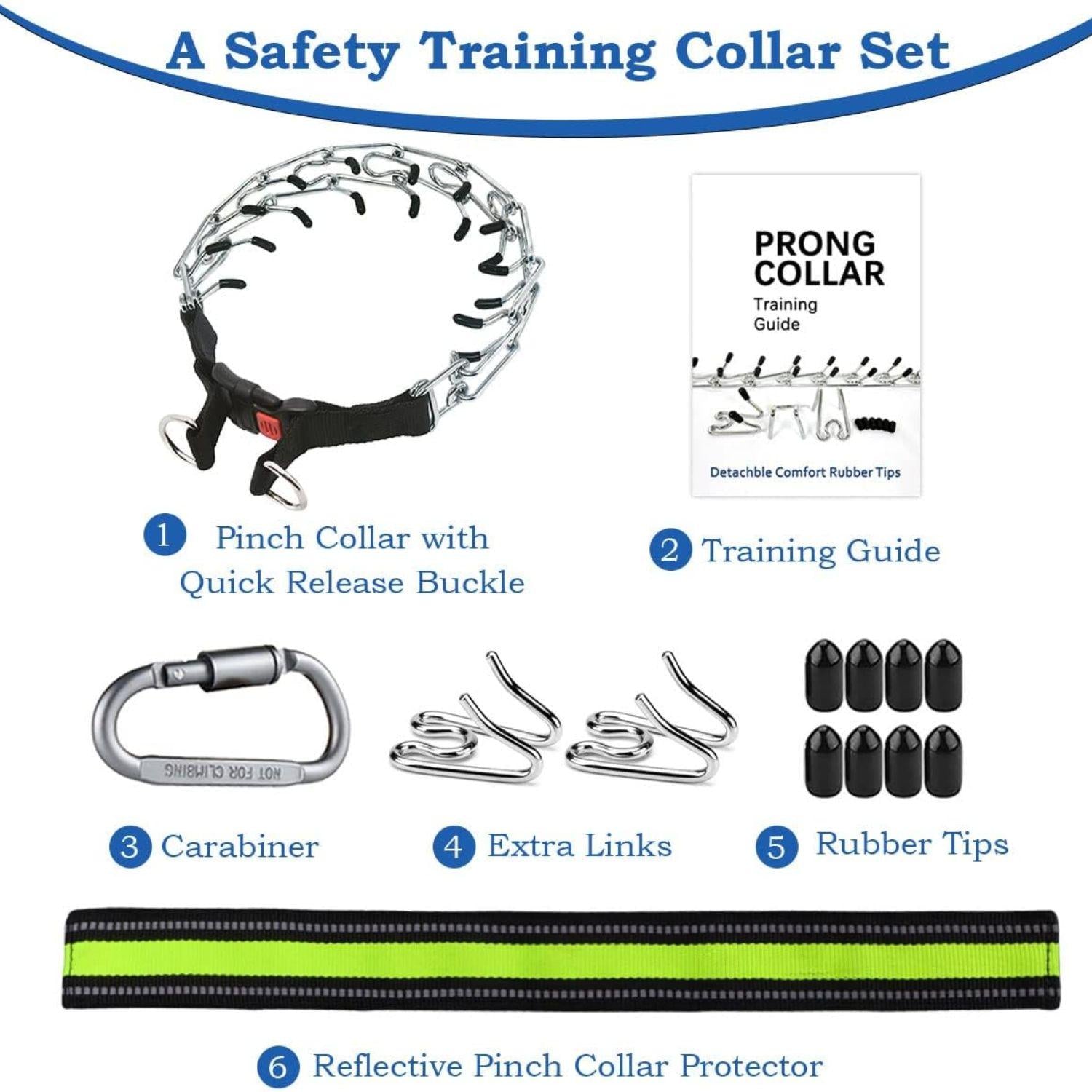 LeadEase Anti Trek Halsband | No-pull trainingshalsband voor gecontroleerde en ontspannen wandelingen