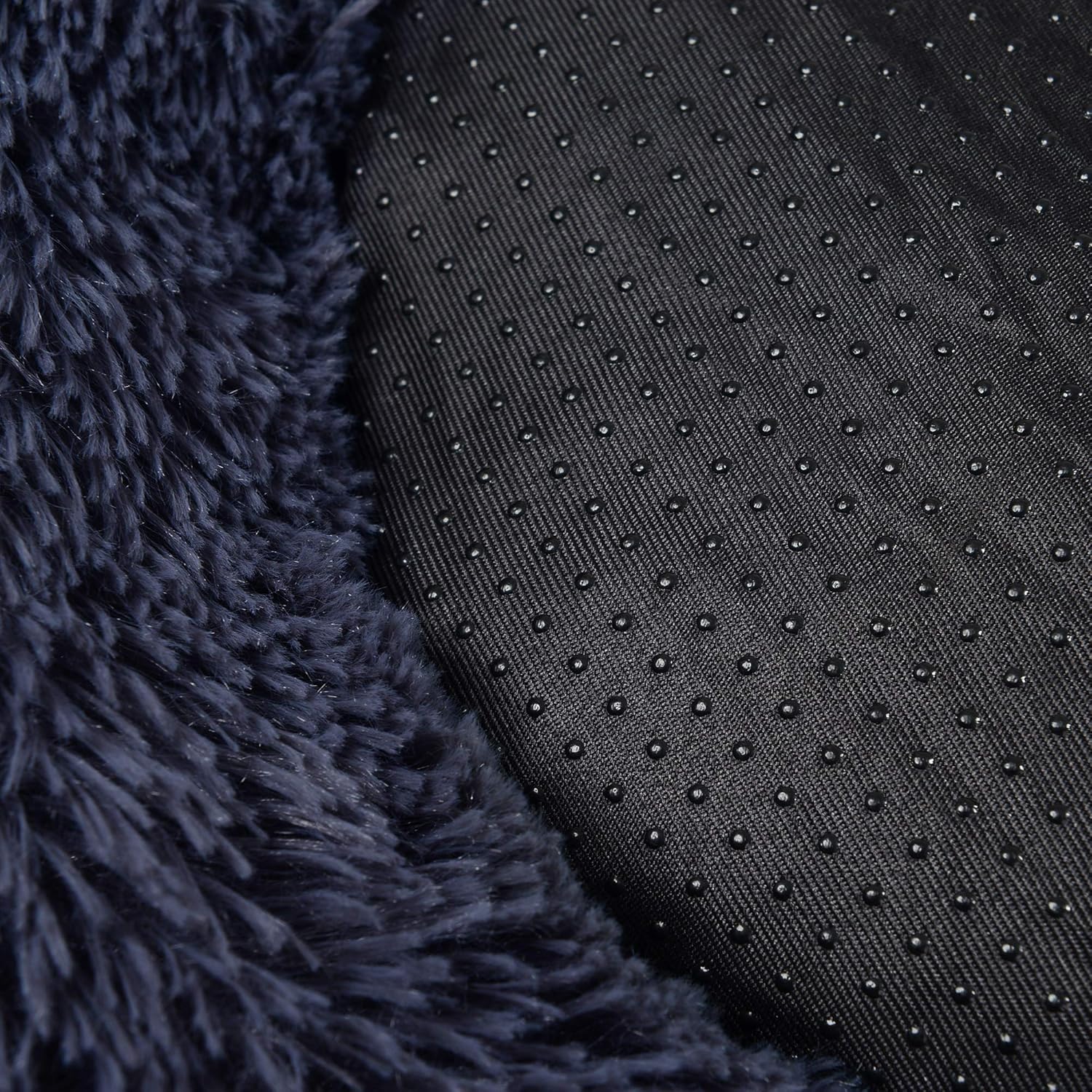 Zacht en wasbaar donutkussen voor honden en katten, met uitneembare vulling en langharige pluche