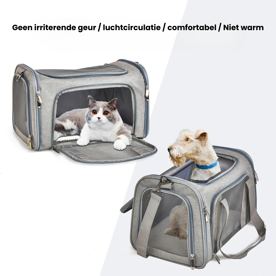 PetVoyager Pack | Huisdieren rugzak waterdicht & vliegtuig goedgekeurd & voor honden en katten
