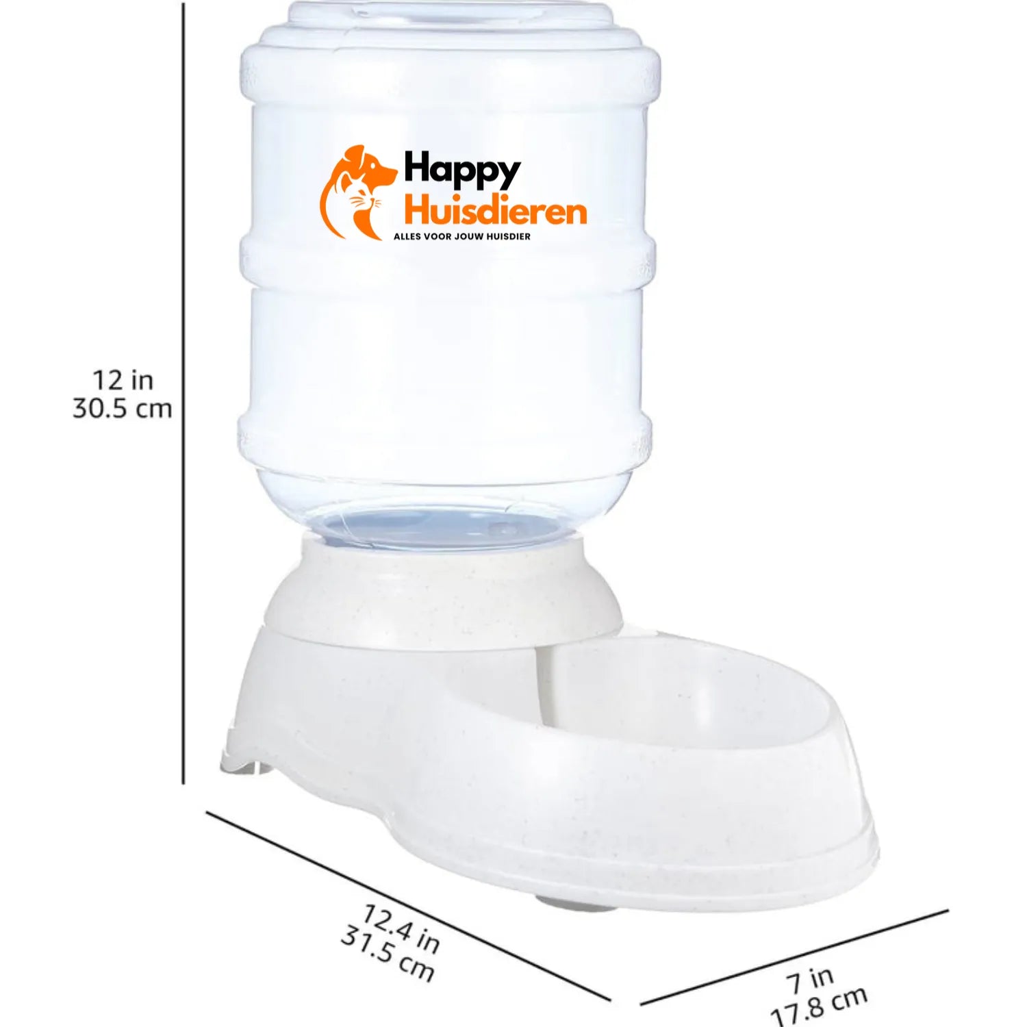 Animal Drink Genie | Automatische grote drinkbak voor katten en honden