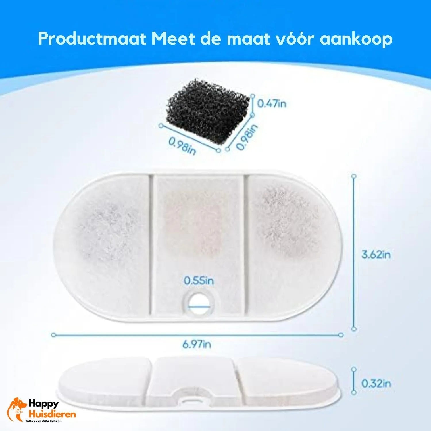 AquaFlow | Vervangingsfilters voor drinkfontein – schoon & vers water voor huisdieren