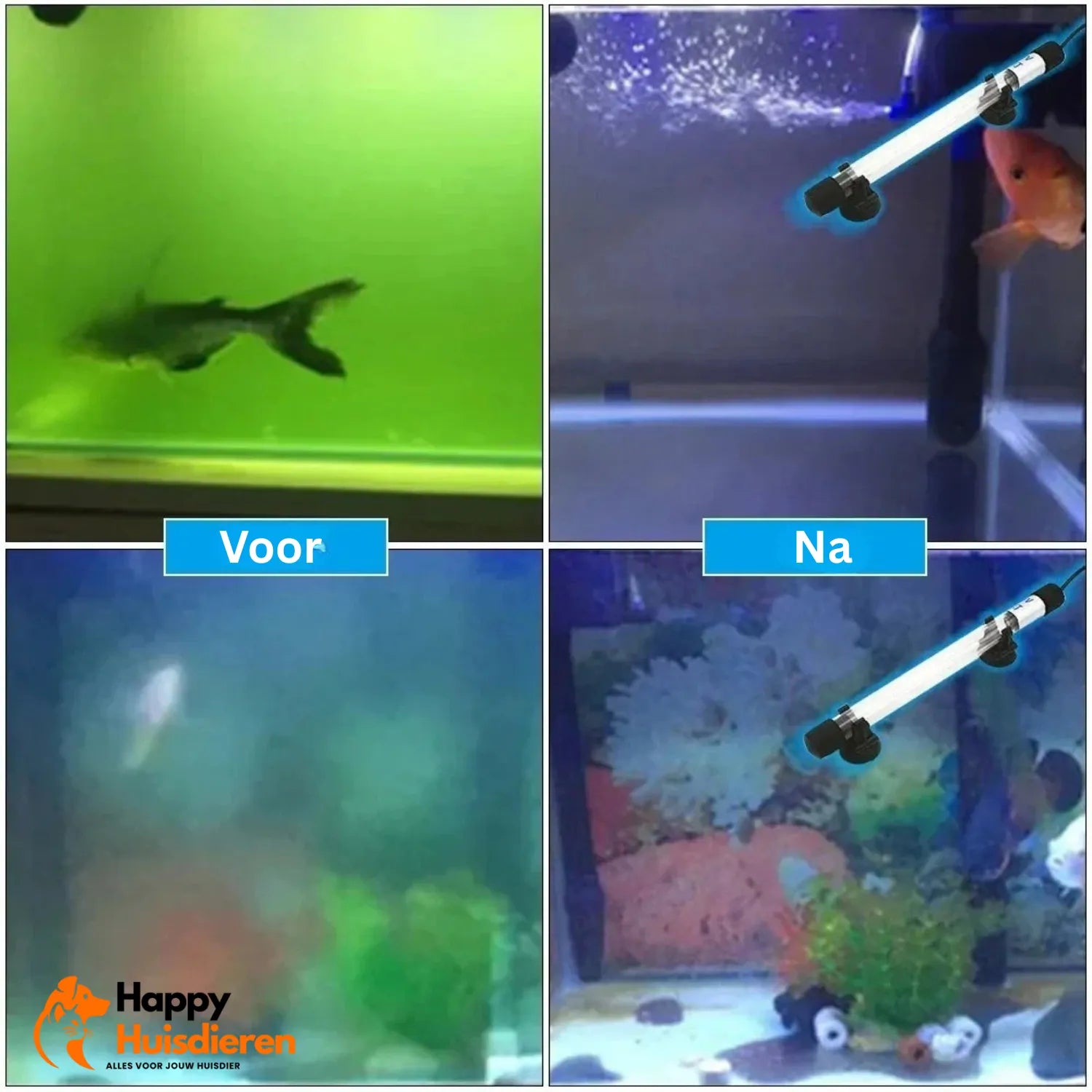 AquaZuiver UV | Onderwater Sterilisator voor Helder Water in Vijvers & Aquaria