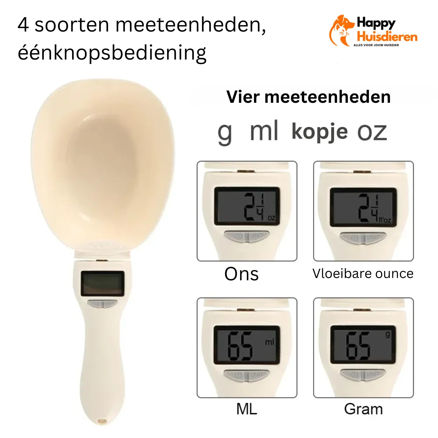 Ardena MeasureMate | Elektronische voerlepel voor precieze porties