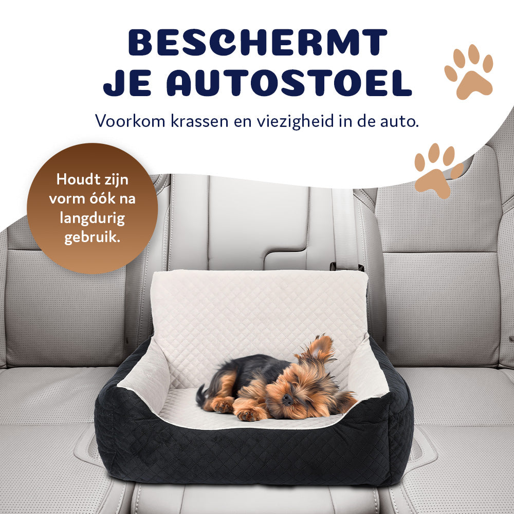 Auto Hondenstoel | Veilig autostoeltje, luxe & wasbaar