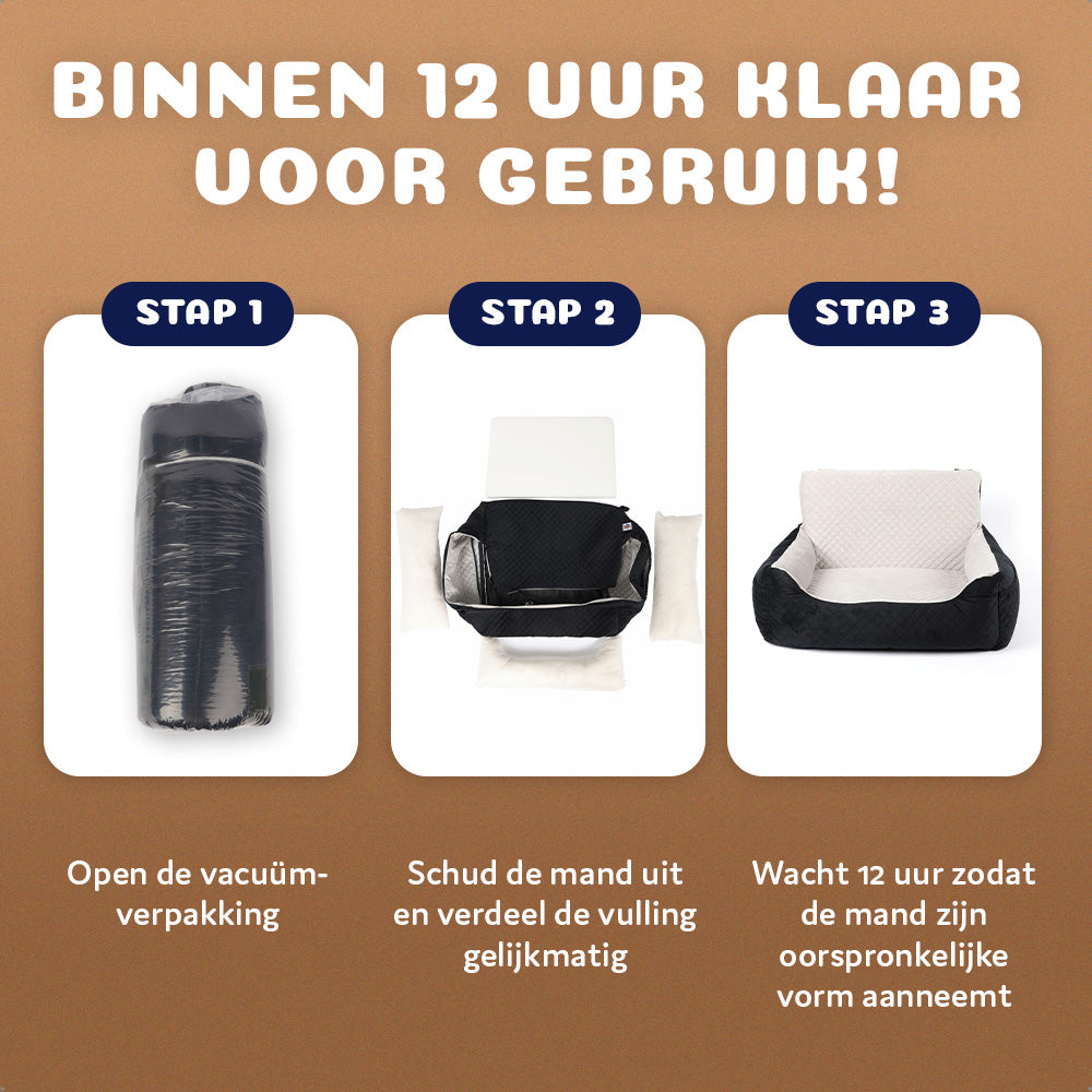 Auto Hondenstoel | Veilig autostoeltje, luxe & wasbaar