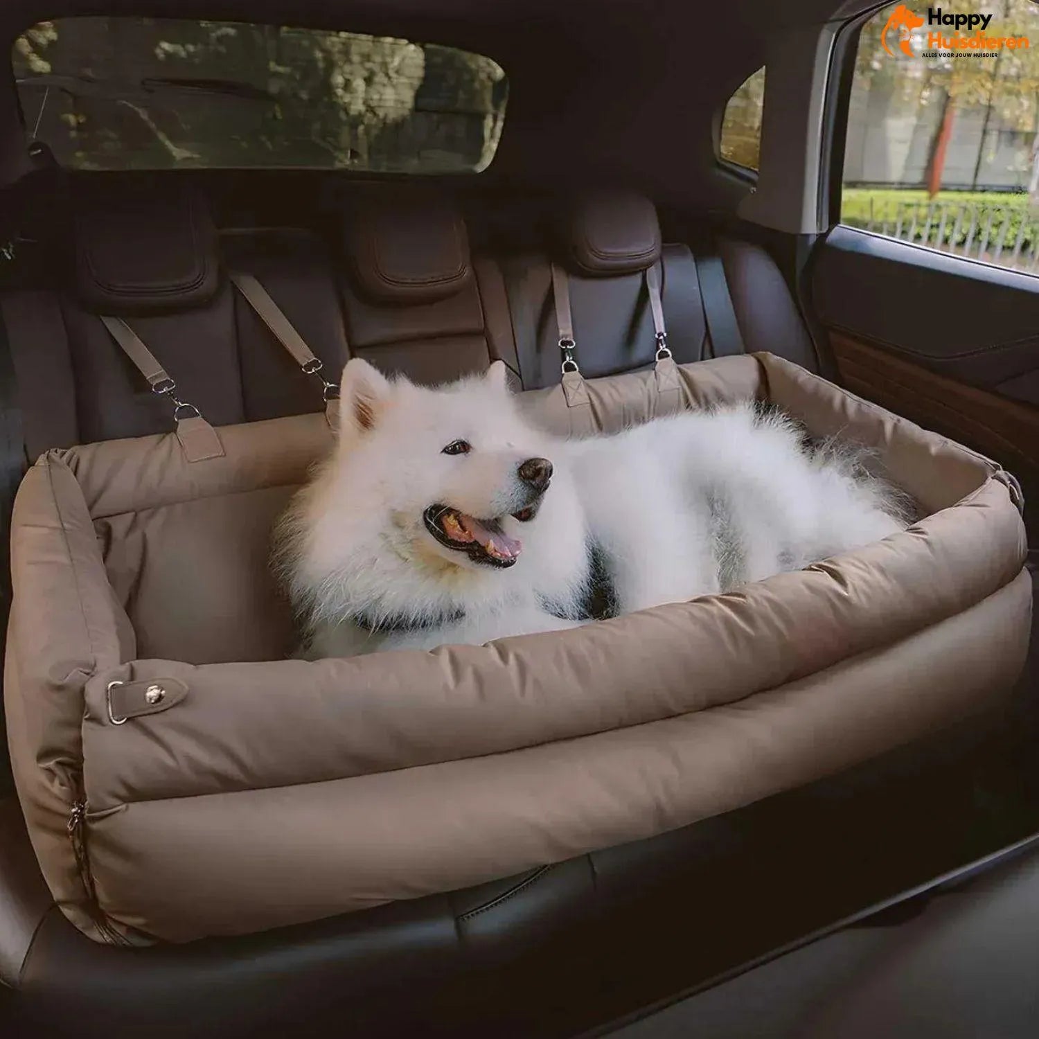 Autobed voor huisdieren | Luxe autostoelverhoger voor honden voor veilig reizen