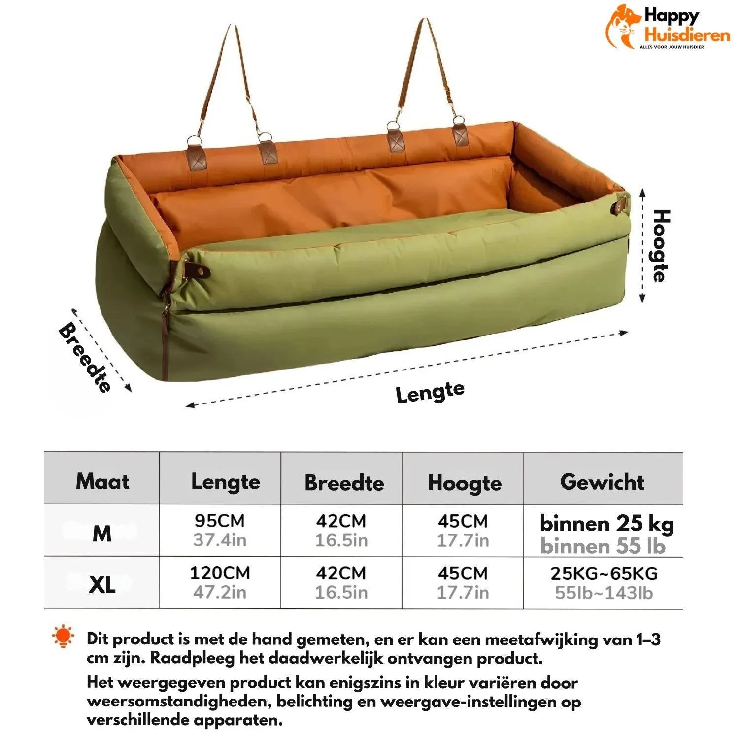 Autobed voor huisdieren | Luxe autostoelverhoger voor honden voor veilig reizen