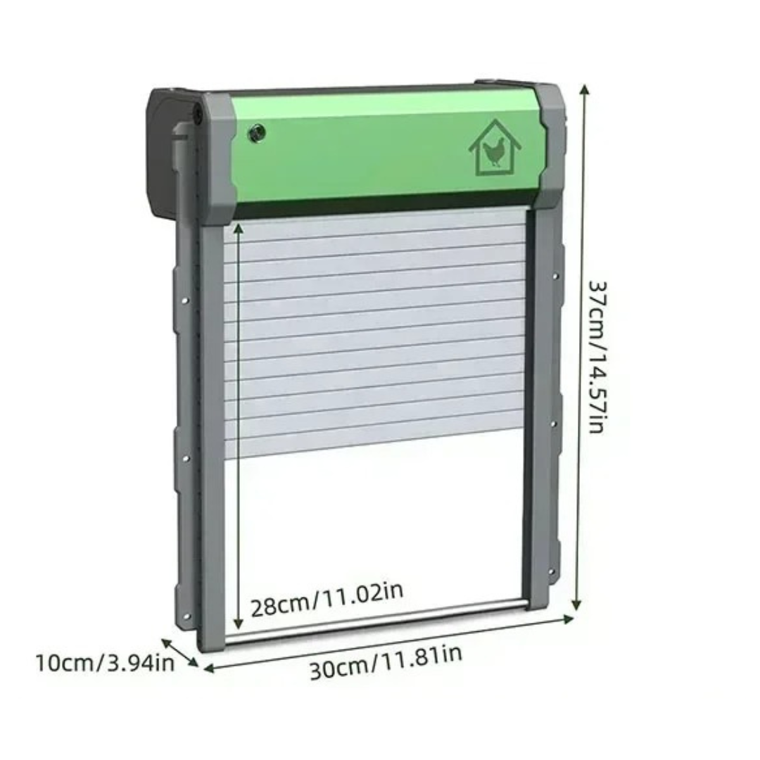 AutoHatch Guard | Automatisch kippenluik met afstandsbediening en lichtsensor