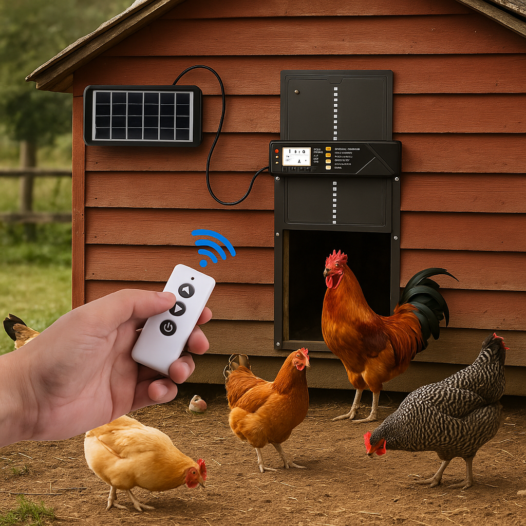 AutoCluck | Slim automatisch kippenluik voor elk weer en elk moment