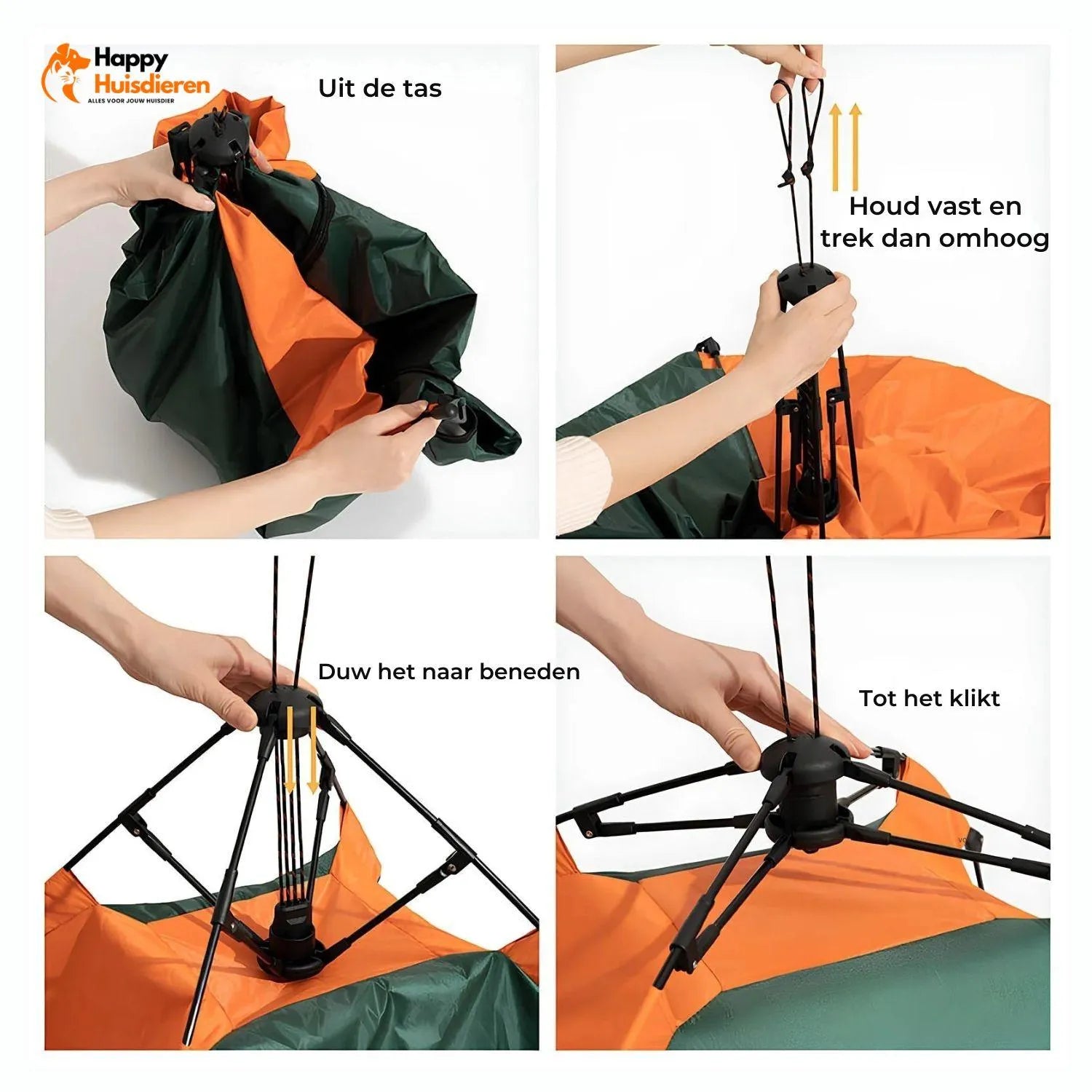 AvontuurKamp | Draagbaar Klapbare Tent voor Honden en Katten