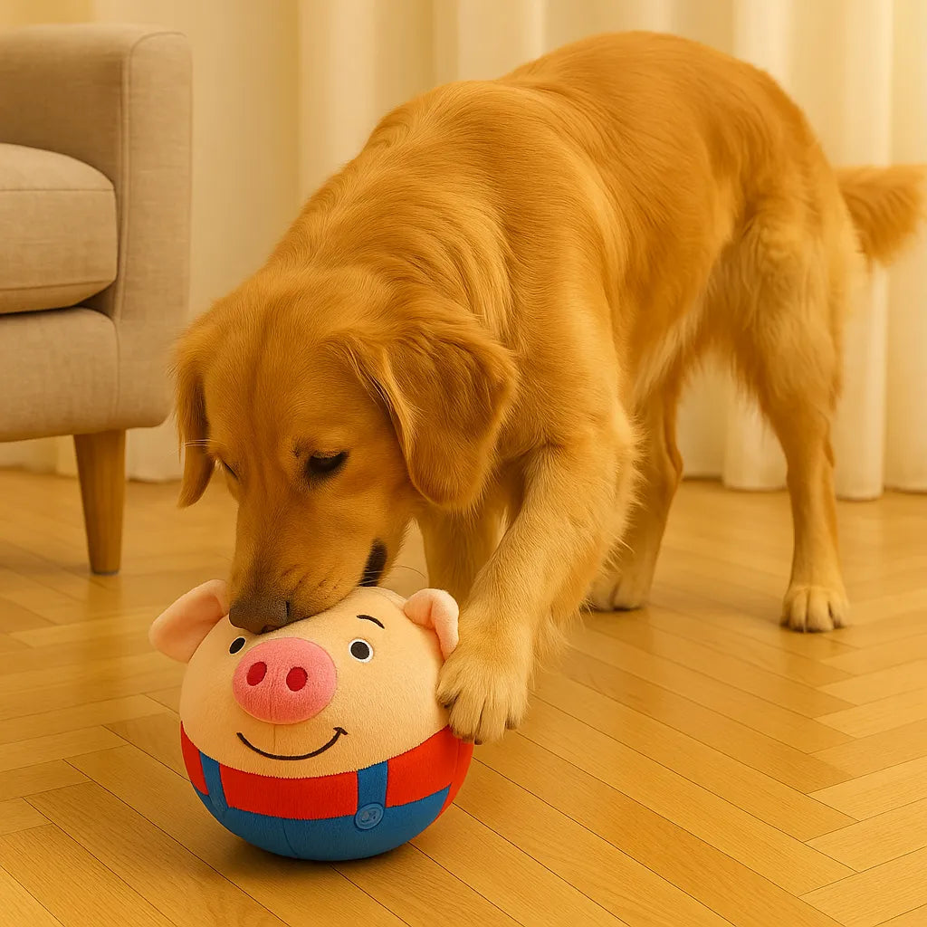 BarkBounce | Interactieve speelbal voor honden – springt, rolt en maakt geluid