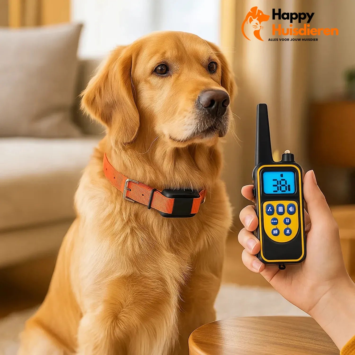 BarkControl Halsband | Hondentraining Halsband met Afstandsbediening, Trillingen & Geluid