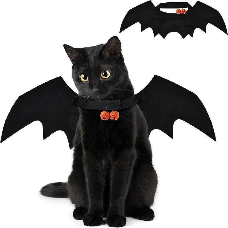 BatPaws Kostuum | Grappig Vleermuiskostuum voor Honden en Katten met Halloween