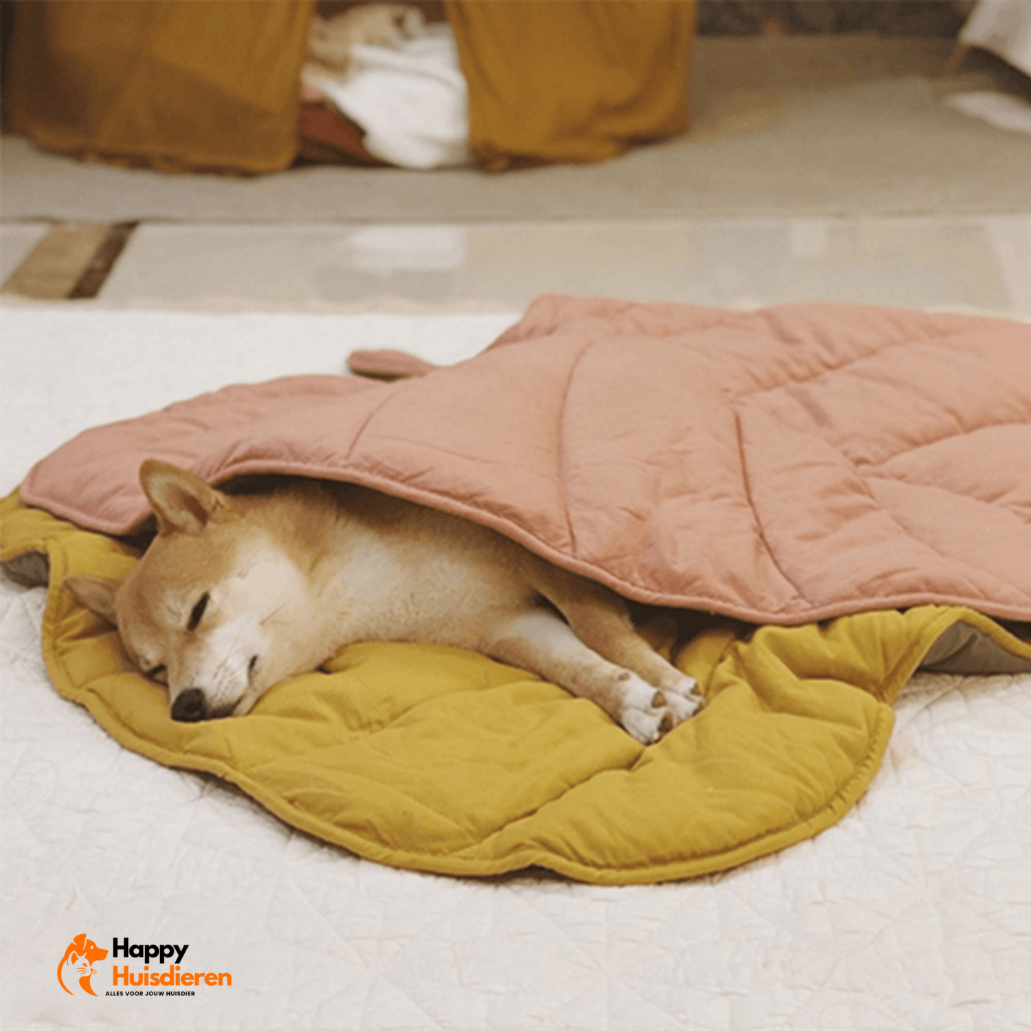 Bladrijke Comfort Mat | Dubbelzijdige Huisdiermat voor Maximaal Comfort