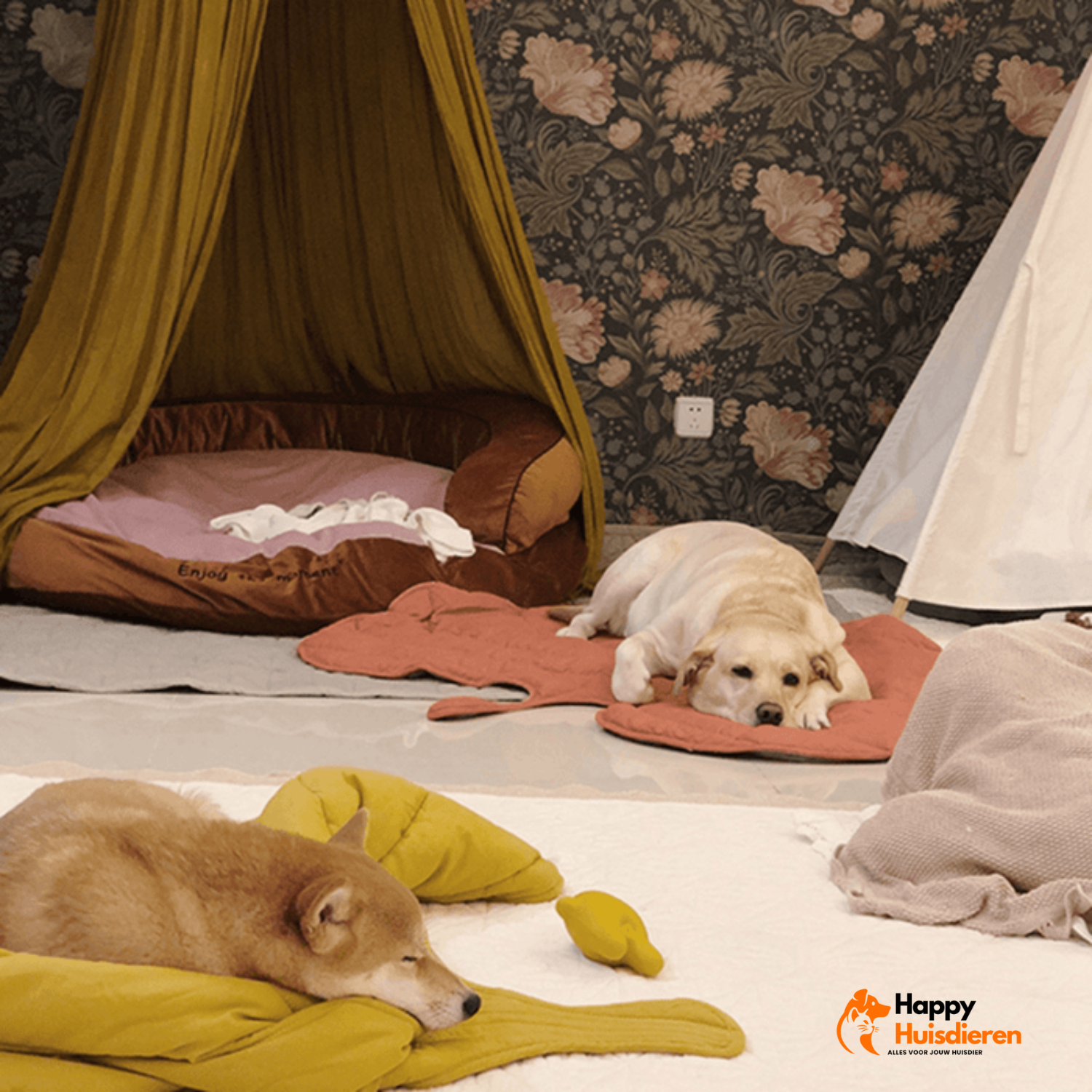 Bladrijke Comfort Mat | Dubbelzijdige Huisdiermat voor Maximaal Comfort