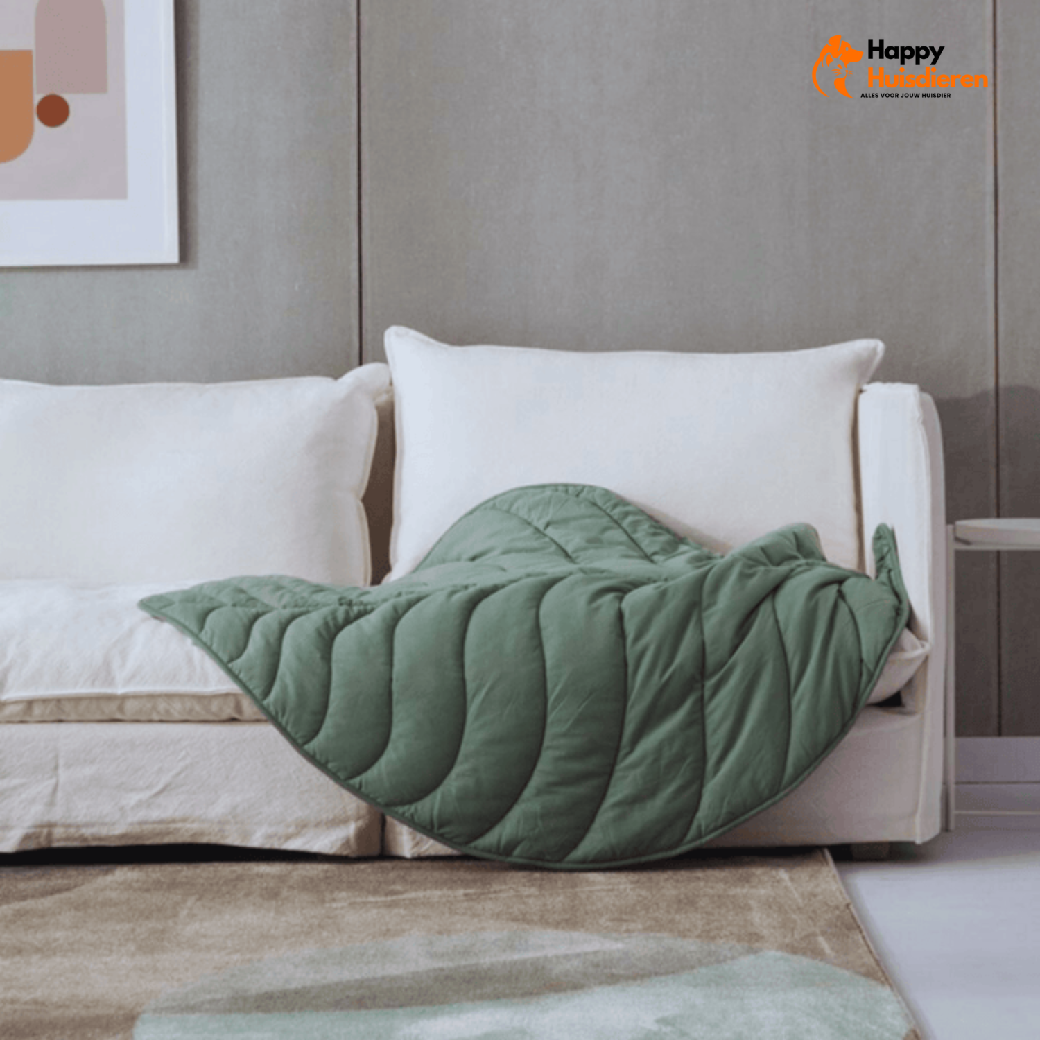 Bladrijke Comfort Mat | Dubbelzijdige Huisdiermat voor Maximaal Comfort