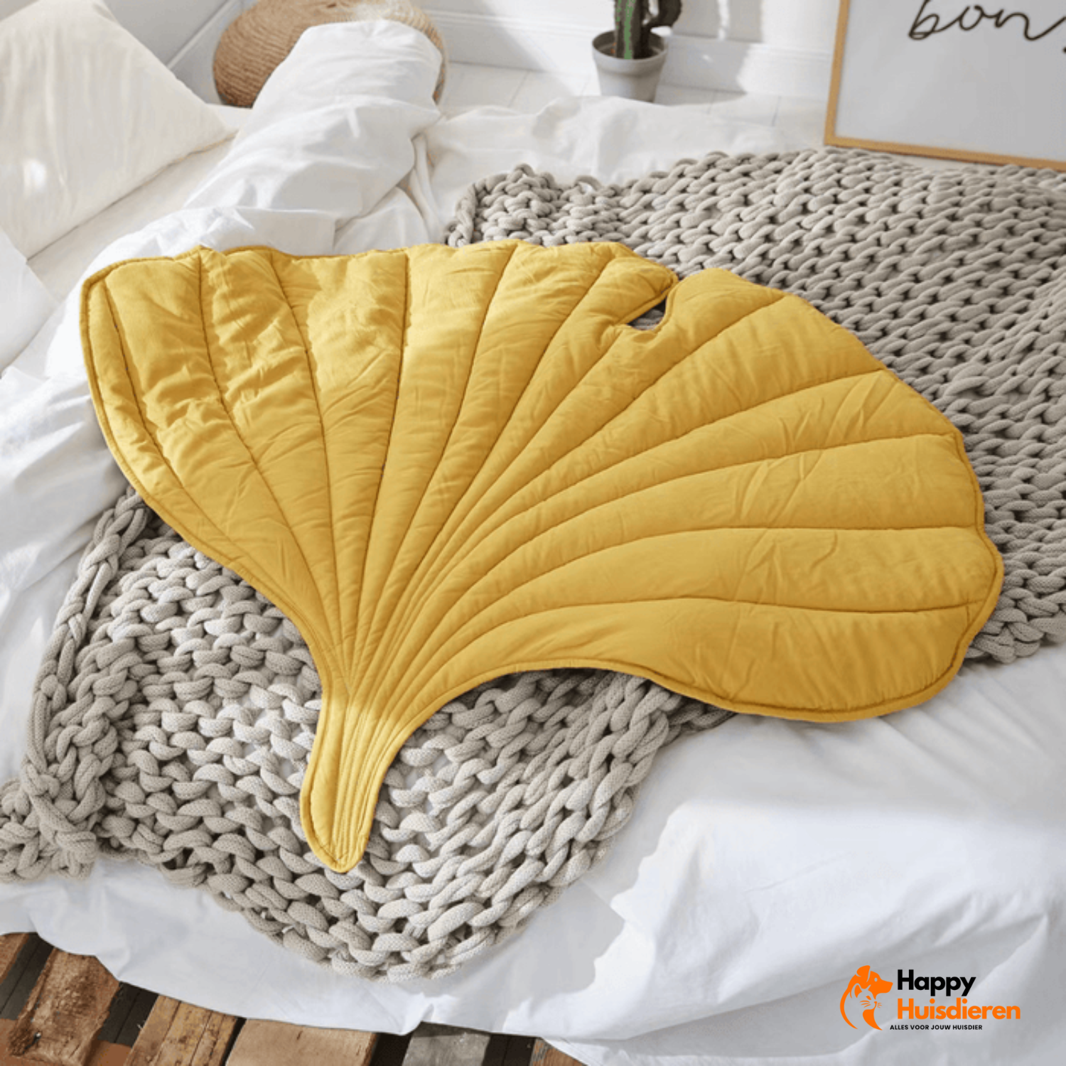 Bladrijke Comfort Mat | Dubbelzijdige Huisdiermat voor Maximaal Comfort