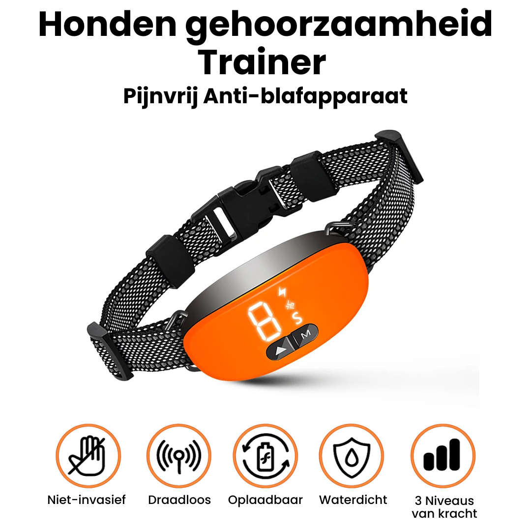 BlaffBeheer Band | Slimme Oplaadbare Hondenhalsband met Verstelbare Gevoeligheid