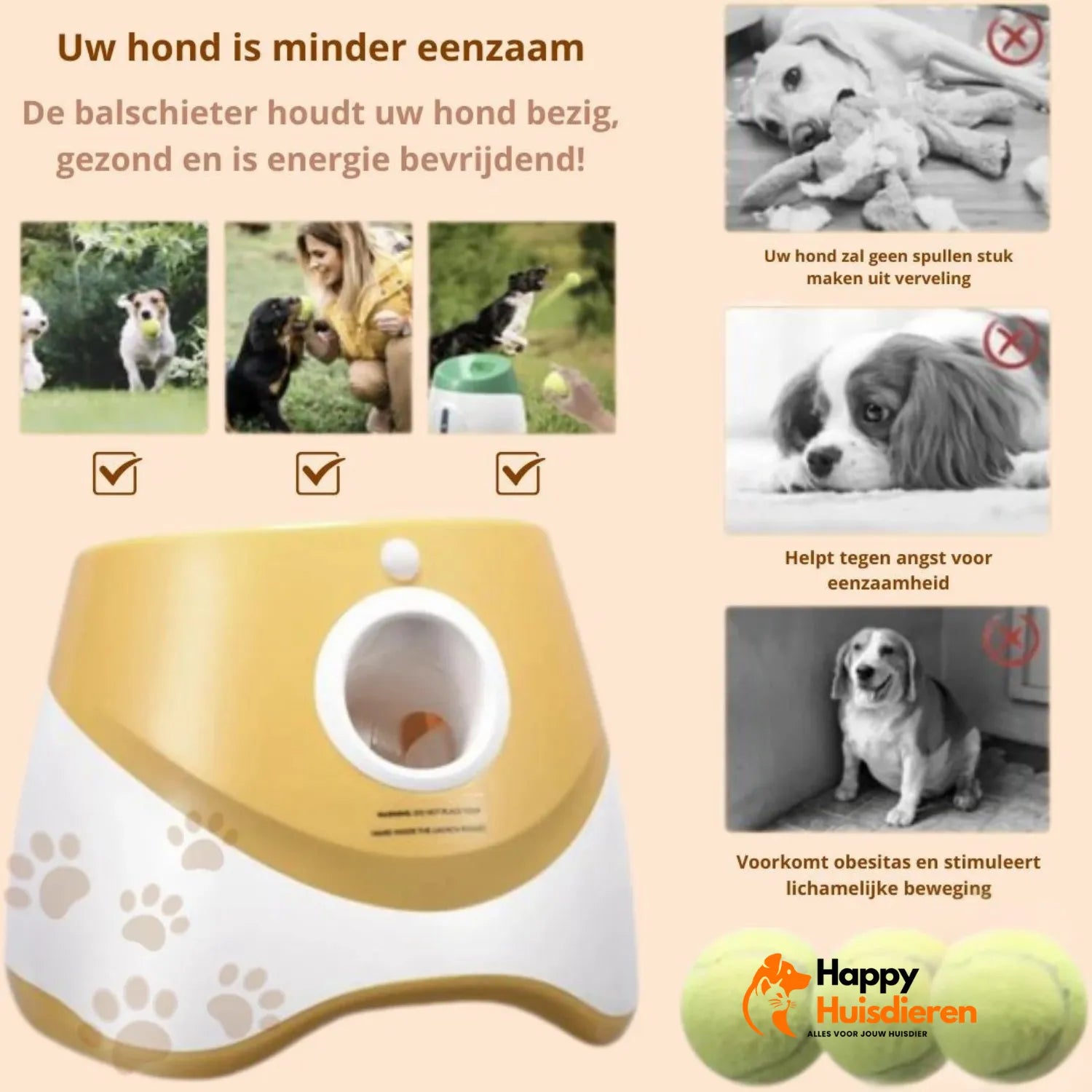 Blaffende Bol | Stimulerend Hondenspeelgoed voor Eindeloos Plezier