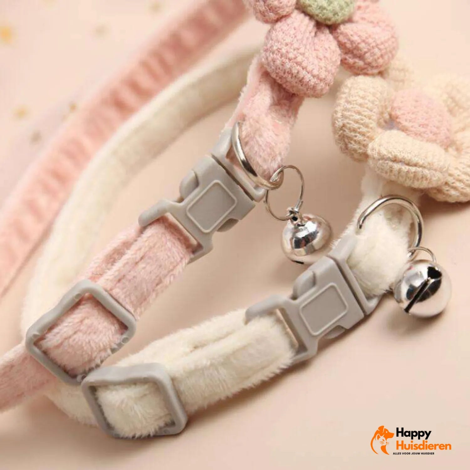 Bloemige Miauw Hanger | Verstelbare Kattenhalsband voor Stijlvolle Veiligheid