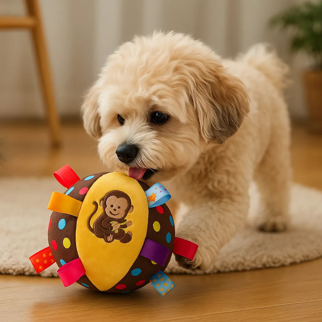 BounceBuddy | Interactief hondenspeelgoed met geluid tegen verveling en sloopgedrag