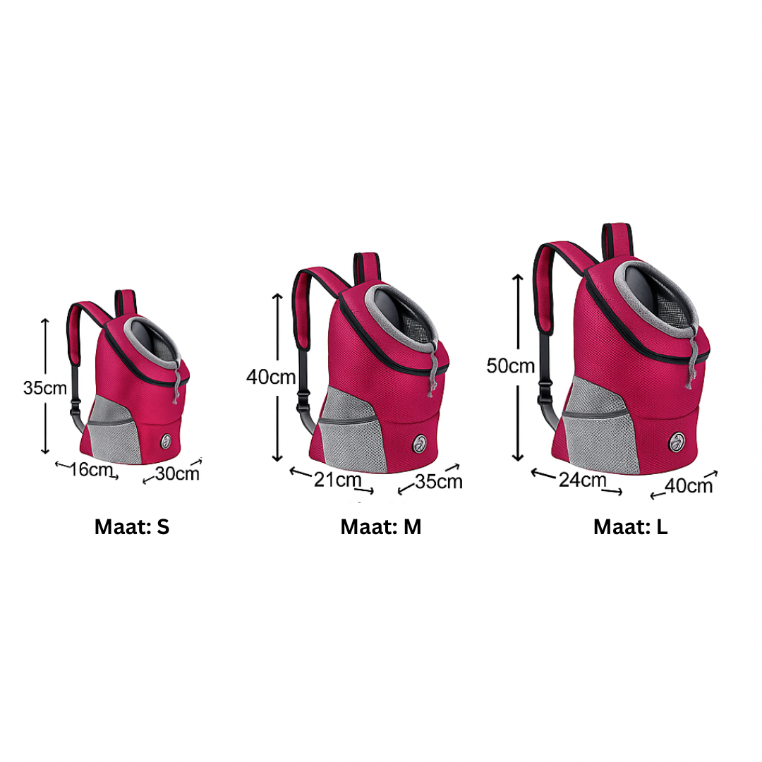 Honden Avontuur Rugzak | Handige Hondenrugzak voor Comfort en Ondersteuning