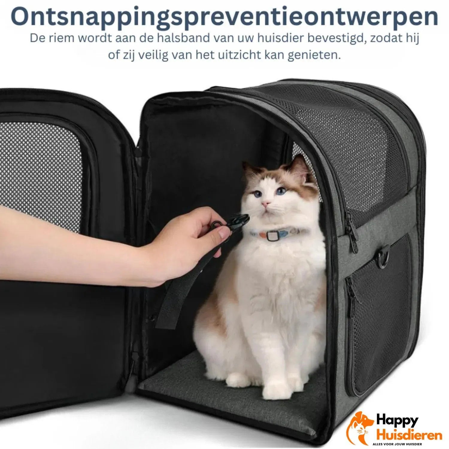 BreezyBag | Ventilerende Rugzak voor Veilige Huisdierreizen