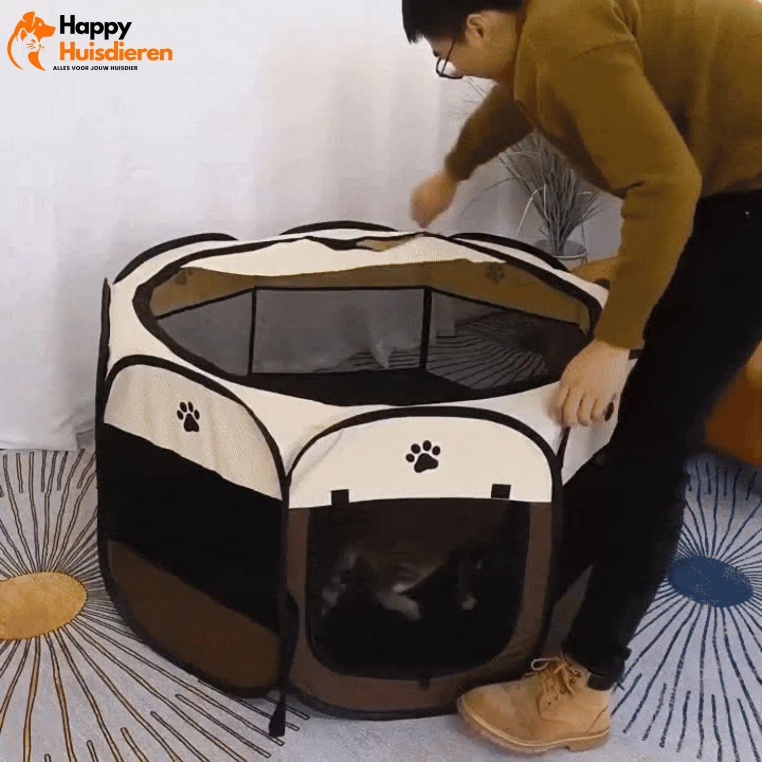 BreezyPaw | Waterbestendige Huisdierentent met Ademend Ontwerp