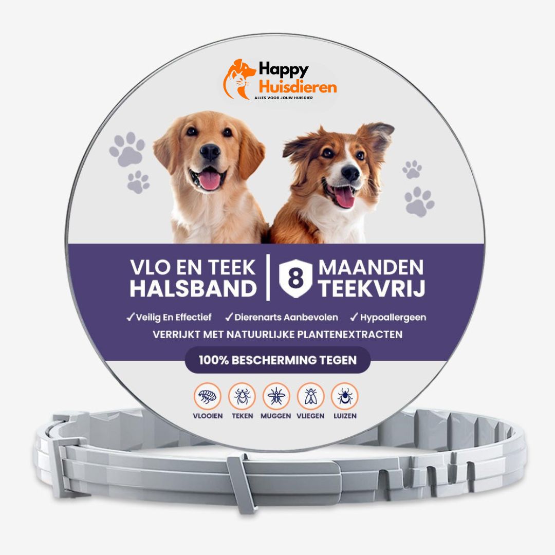 BugBlock Collar | Anti-teken & vlooien halsband 8 maanden bescherming