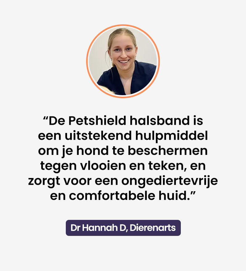 BugBlock Collar | Anti-teken & vlooien halsband 8 maanden bescherming