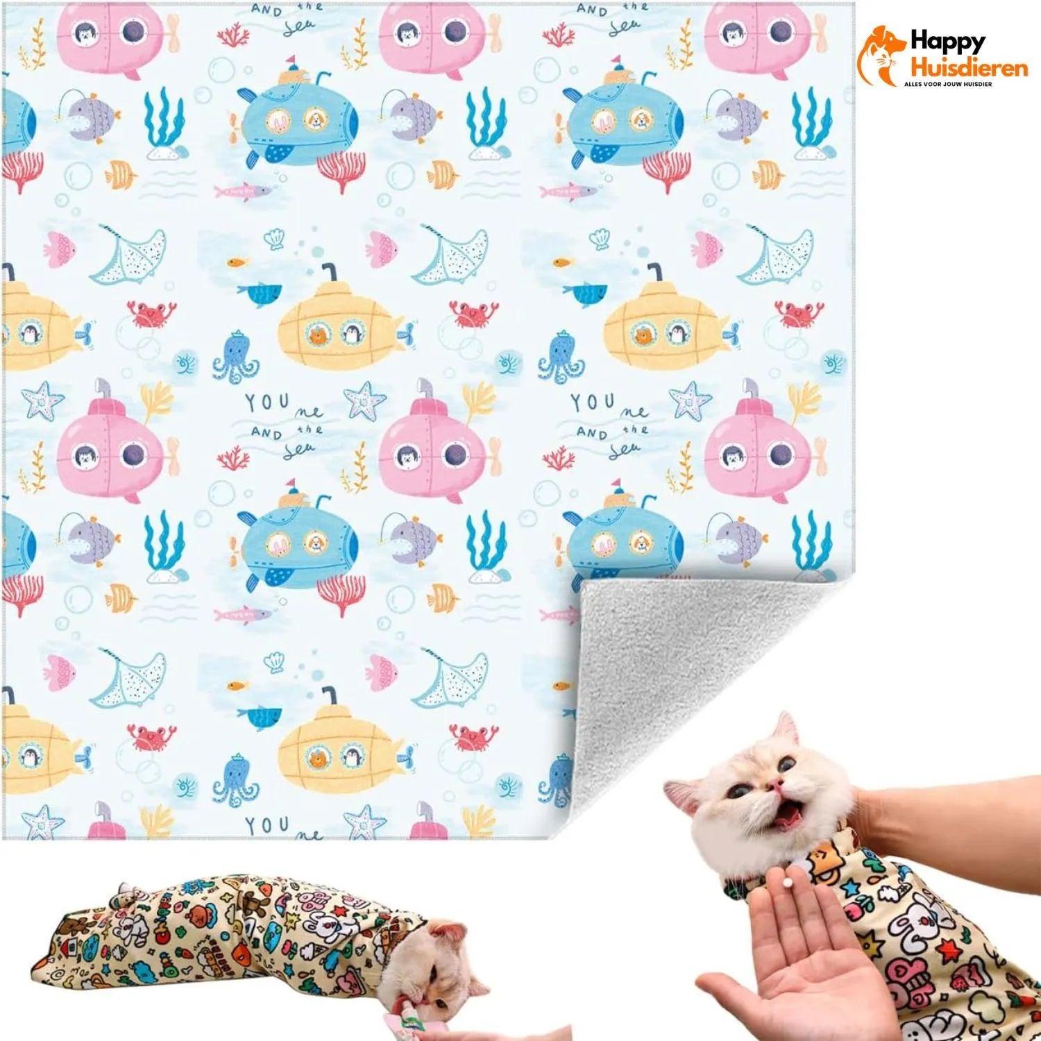 CalmiWrap | Rustgevende wikkel voor katten – veilig, zacht & stressvrij