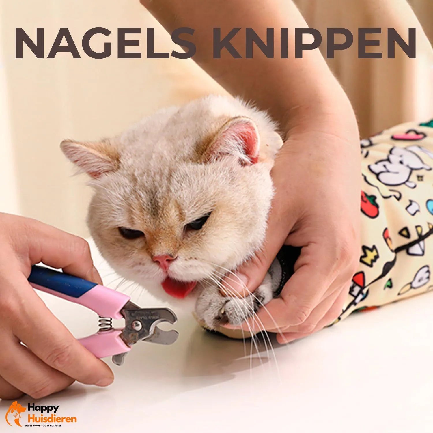 CalmiWrap | Rustgevende wikkel voor katten – veilig, zacht & stressvrij