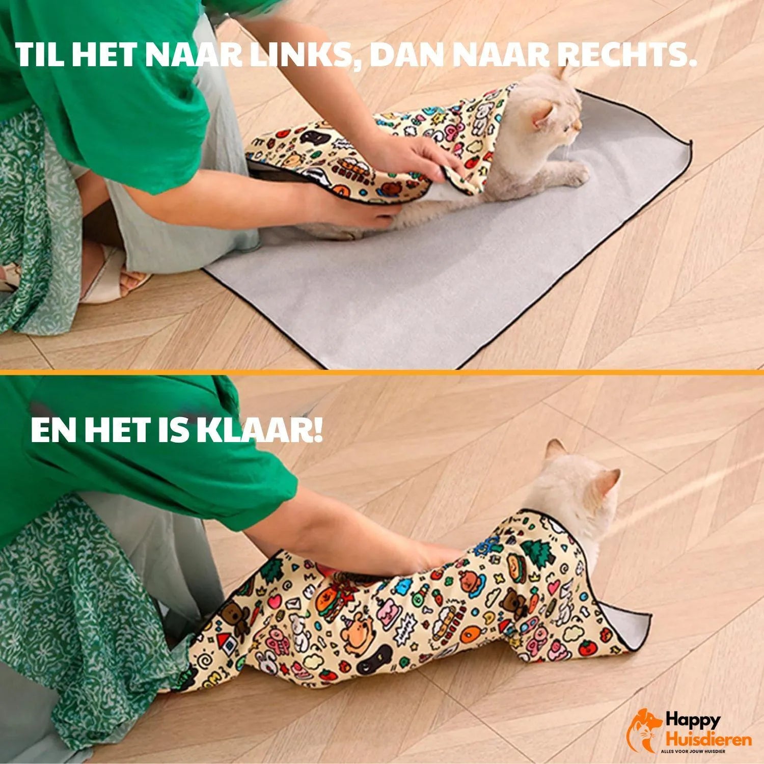 CalmiWrap | Rustgevende wikkel voor katten – veilig, zacht & stressvrij