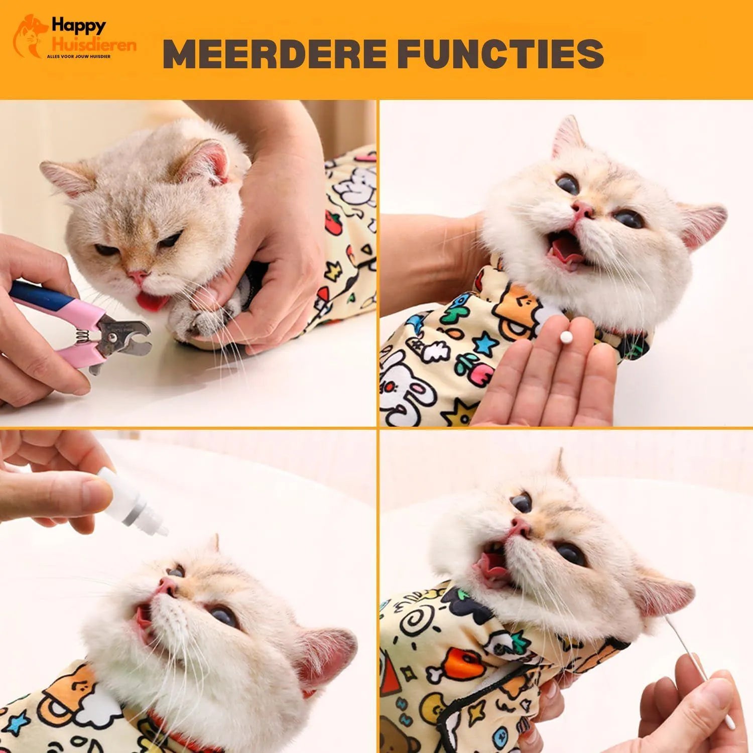 CalmiWrap | Rustgevende wikkel voor katten – veilig, zacht & stressvrij