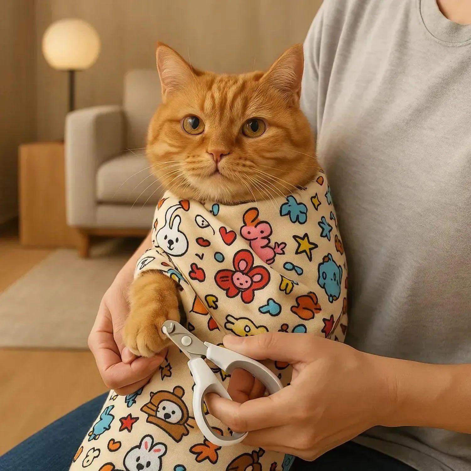 CalmiWrap | Rustgevende wikkel voor katten – veilig, zacht & stressvrij