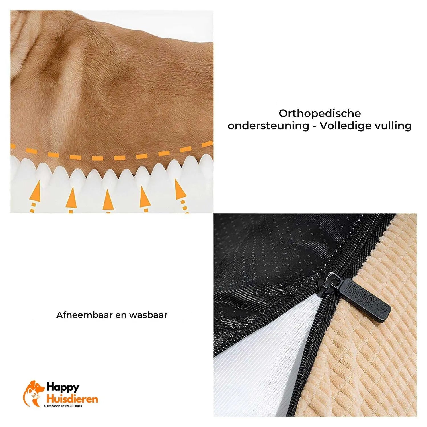 CanineCloud Couch | Flanellen Honden Sofa voor Diepe Ontspanning