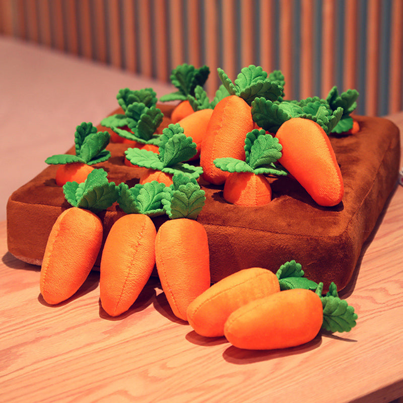 CarrotQuest Garden | Snuffelmat hond interactieve wortel puzzel