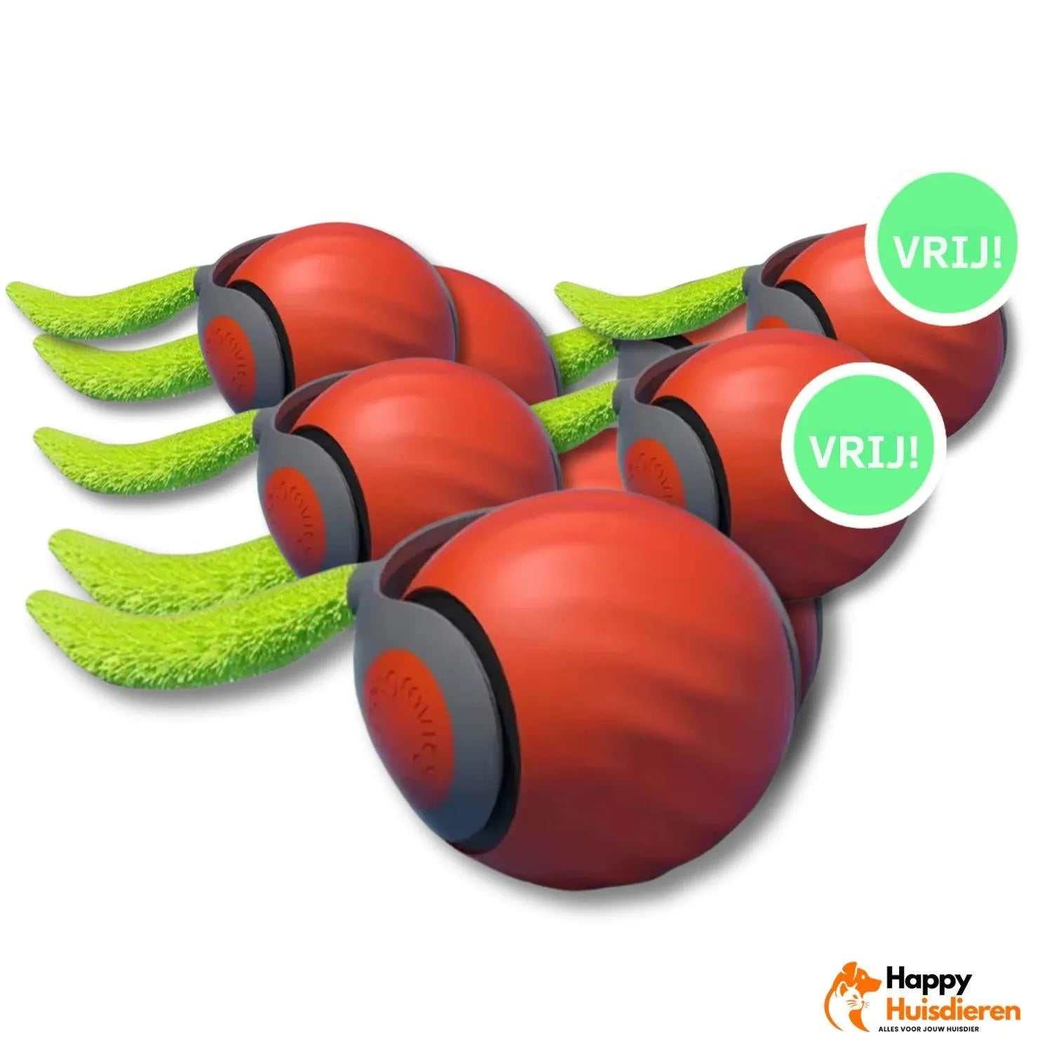 ChaseWhirl | Interactieve kattenbal met bewegende staart & oplaadbare motor