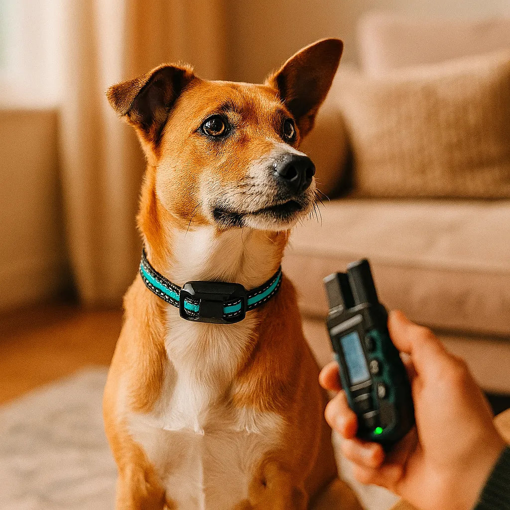 FidoTrainer Pro | Oplaadbare Waterdichte Honden Trainingshalsband met Afstandsbediening