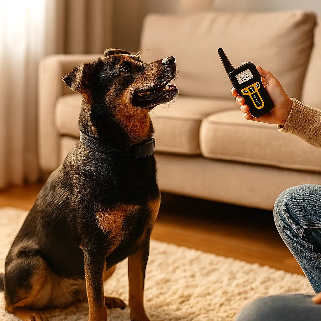 Blaffvrije Trainer | Trillingshalsband met Afstandsbediening tot 1000M voor Alle Honden