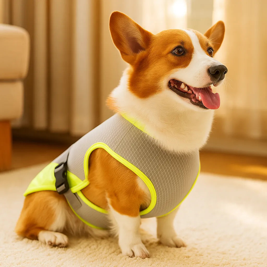 BreezeVest | Verkoelend hondenvest voor zomercomfort en buitenactiviteiten