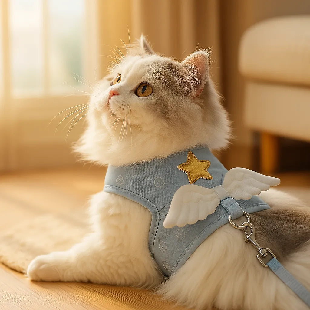 PurrTrail | Verstelbaar kattentuigje voor veilige en ontspannen buitenavonturen