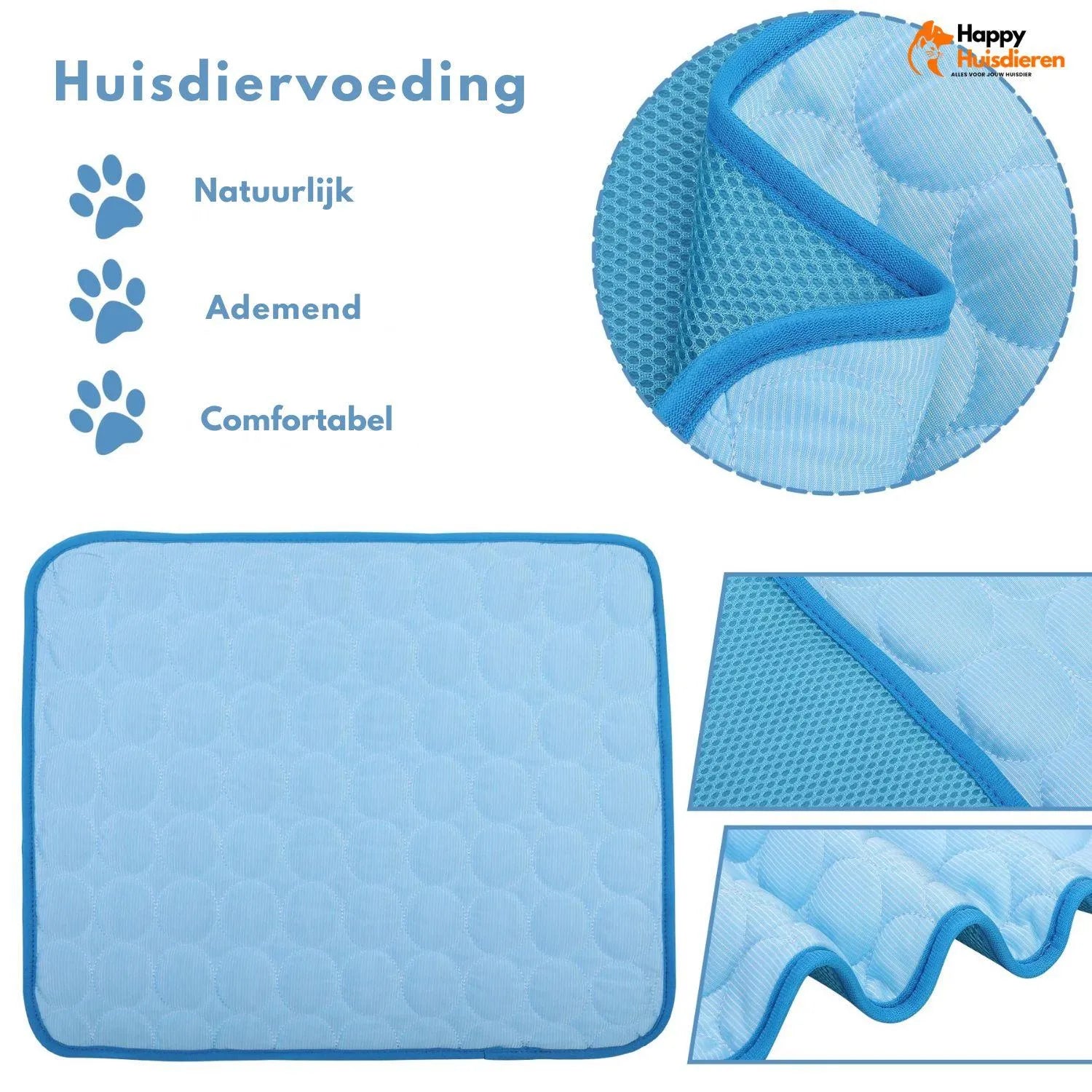 ChillEase Mat | Koelmat voor honden en katten met geltechnologie & duurzaam ontwerp