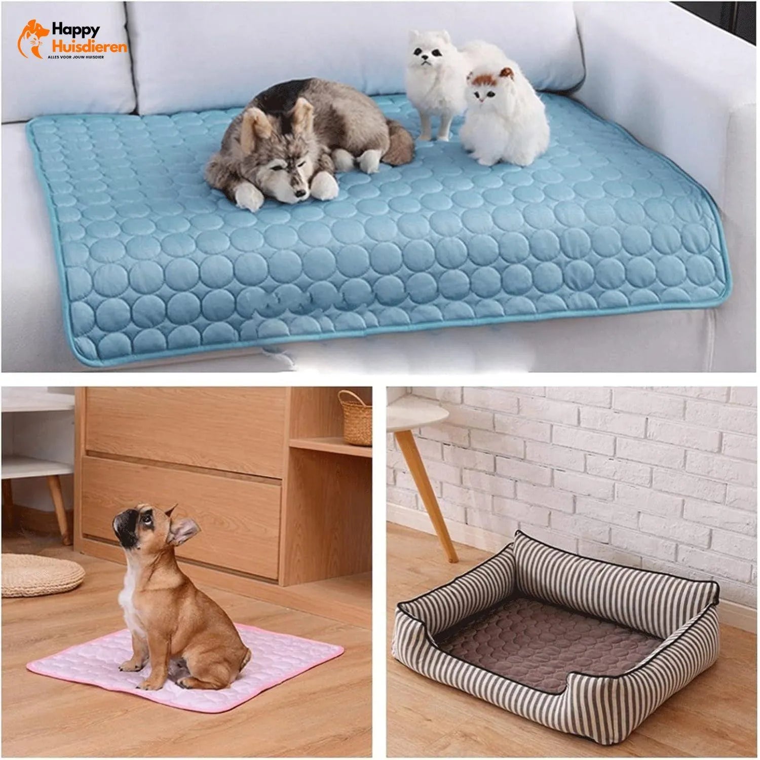 ChillEase Mat | Koelmat voor honden en katten met geltechnologie & duurzaam ontwerp